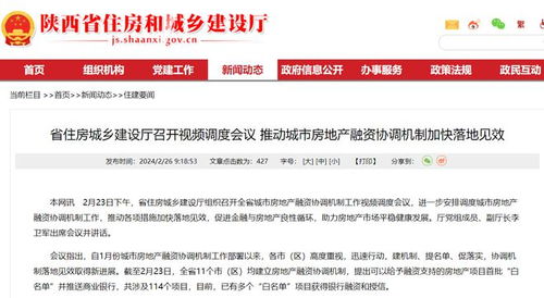 房地产融资协调机制加速落地白名单项目引领行业复苏新篇章