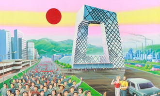 中国建筑画图片