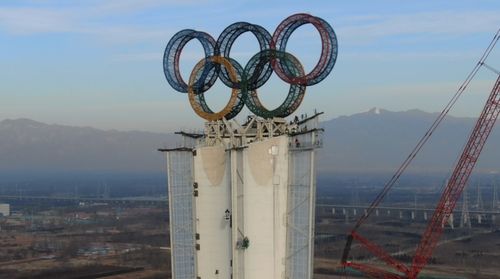 **北京奥运五环建筑物的历史背景
-**