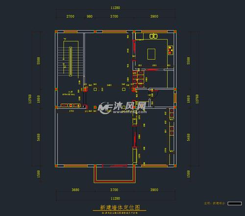 建筑定位图纸上XY是什么